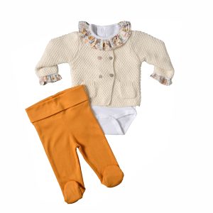 Conjunto maternidade bebê pima
