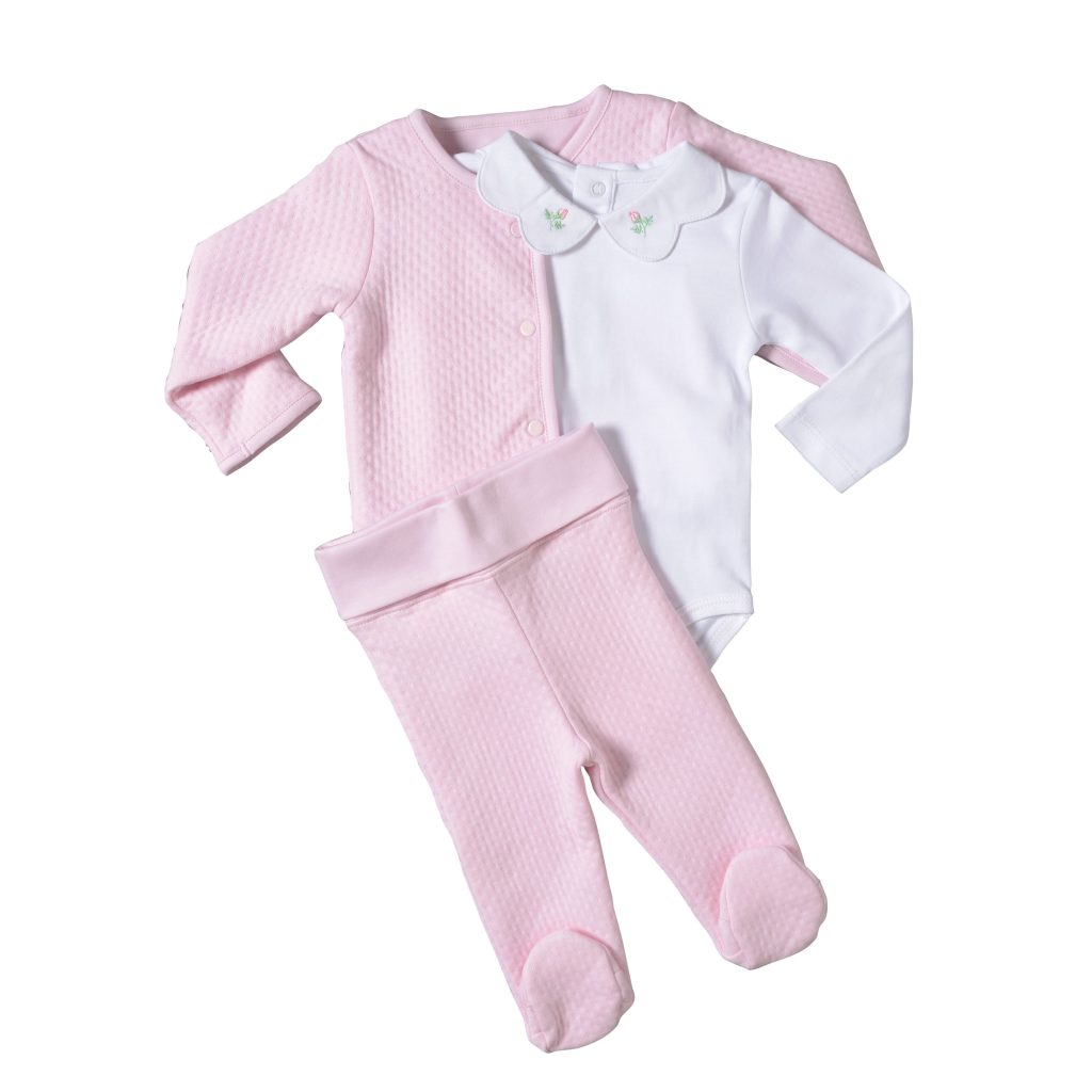 enxoval de bebê algodão pima