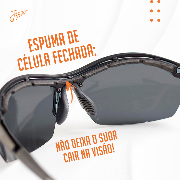 óculos esportivo com proteção