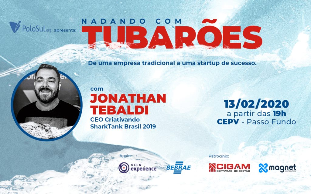 Nadando com Tubarões com Jonathan Tebaldi