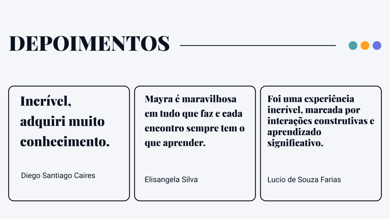 Depoimentos de participantes do AI Leadership Workshop com a Solutis